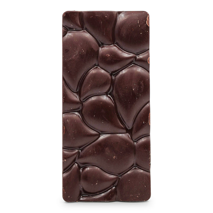 Crow & Moss 67% Dark Chocolate with Brazilian Santos Coffee unwrapped