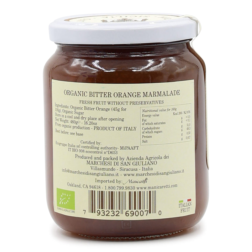 Organic Bitter Orange Marmalade from Sicily