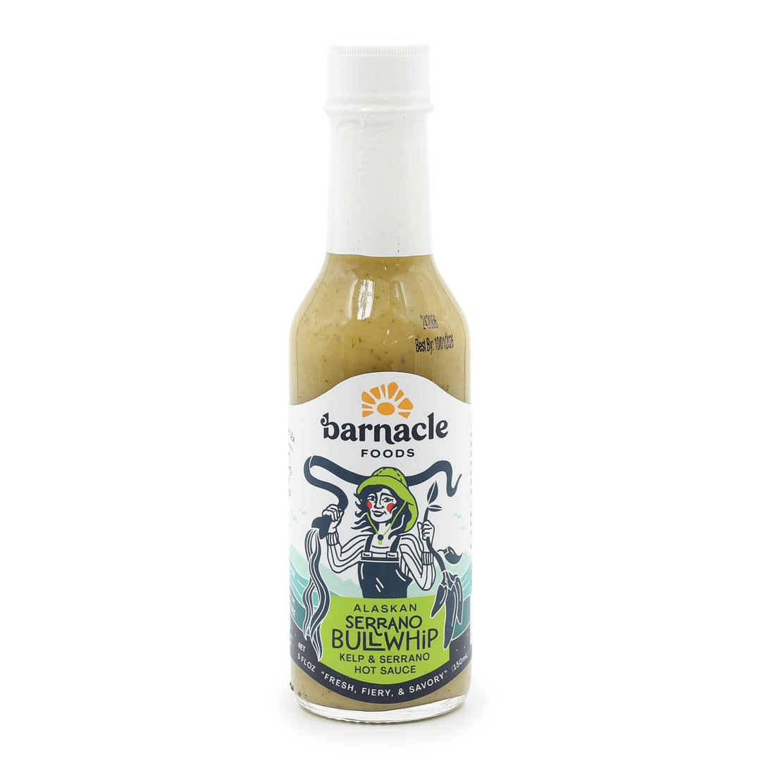 Barnacle Foods Serrano Bullwhip Kelp Hot Sauce