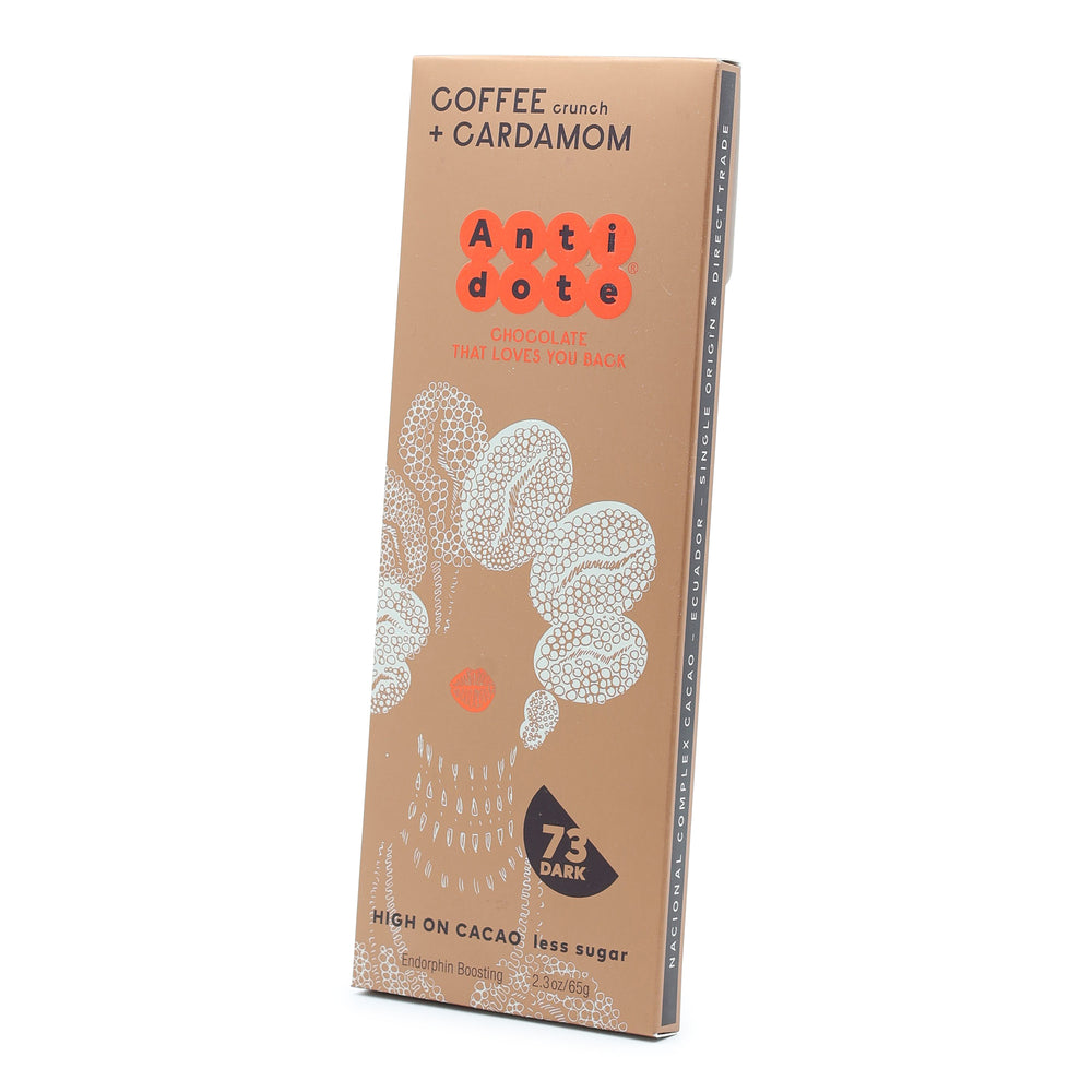 Antidote 73% Dark Chocolate with Coffee and Cardamom