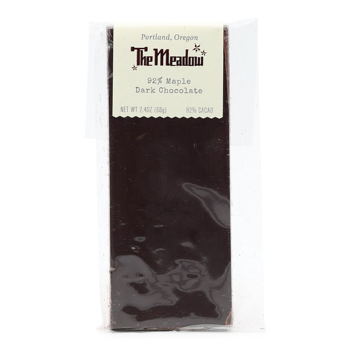 The Meadow 92% Dark Chocolate with Maple Sugar