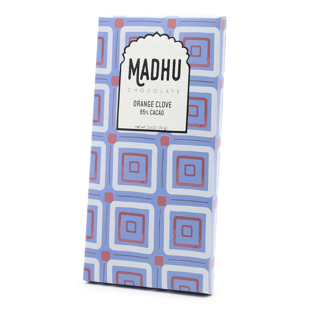 Madhu Chocolate 65% Dark Chocolate with Orange and Clove