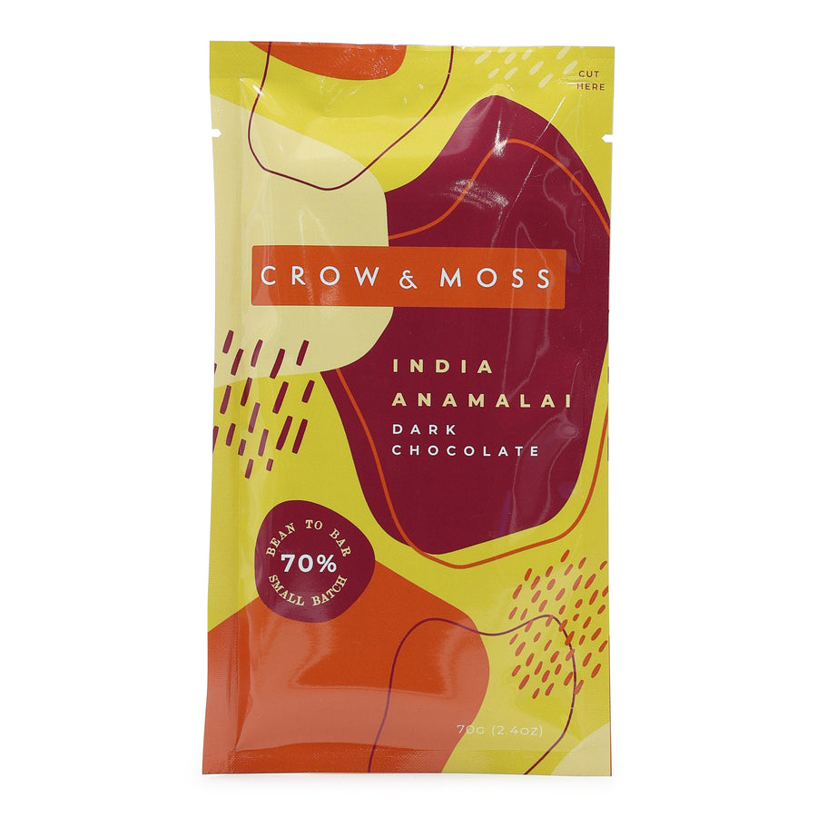 Crow & Moss 70% India Anamalai Dark Chocolate