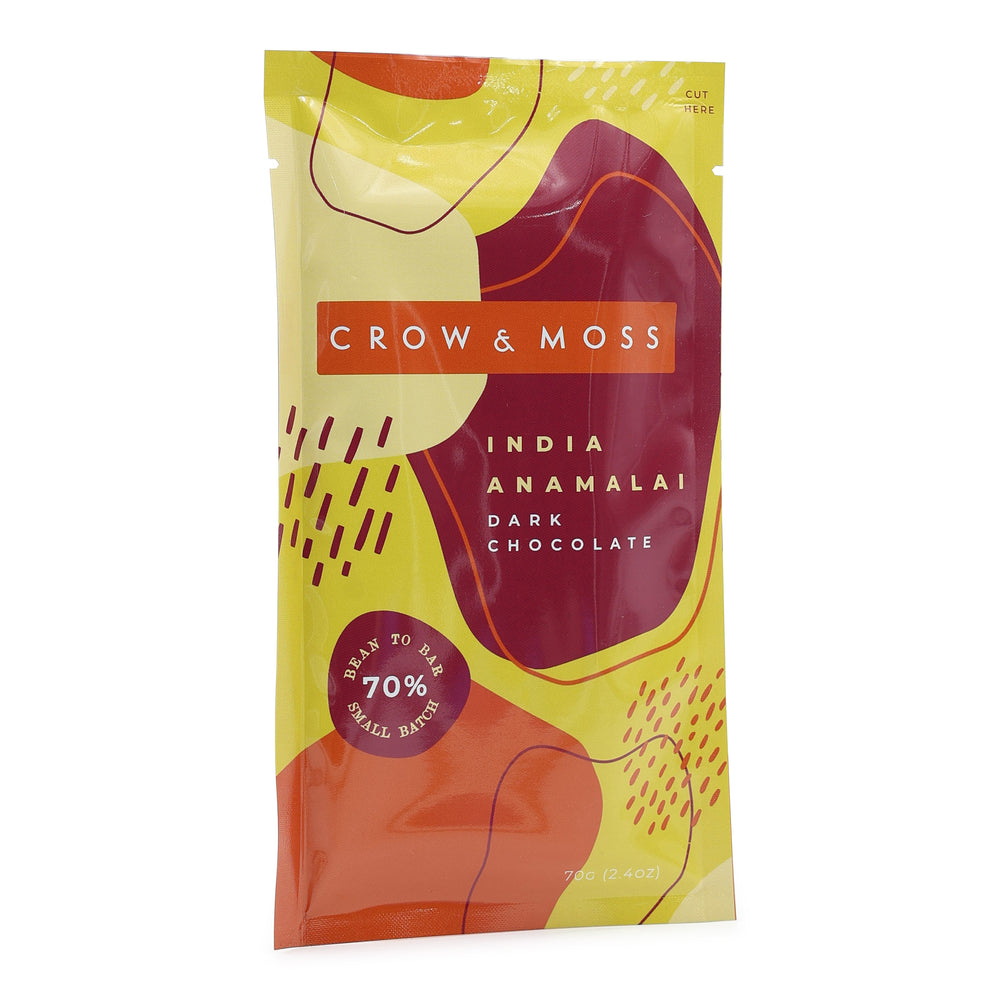 Crow & Moss 70% India Anamalai Dark Chocolate