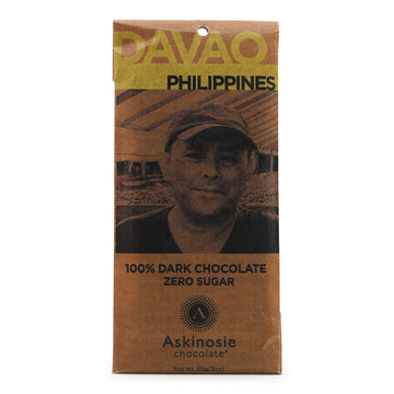 Askinosie Davao 100% Dark Chocolate