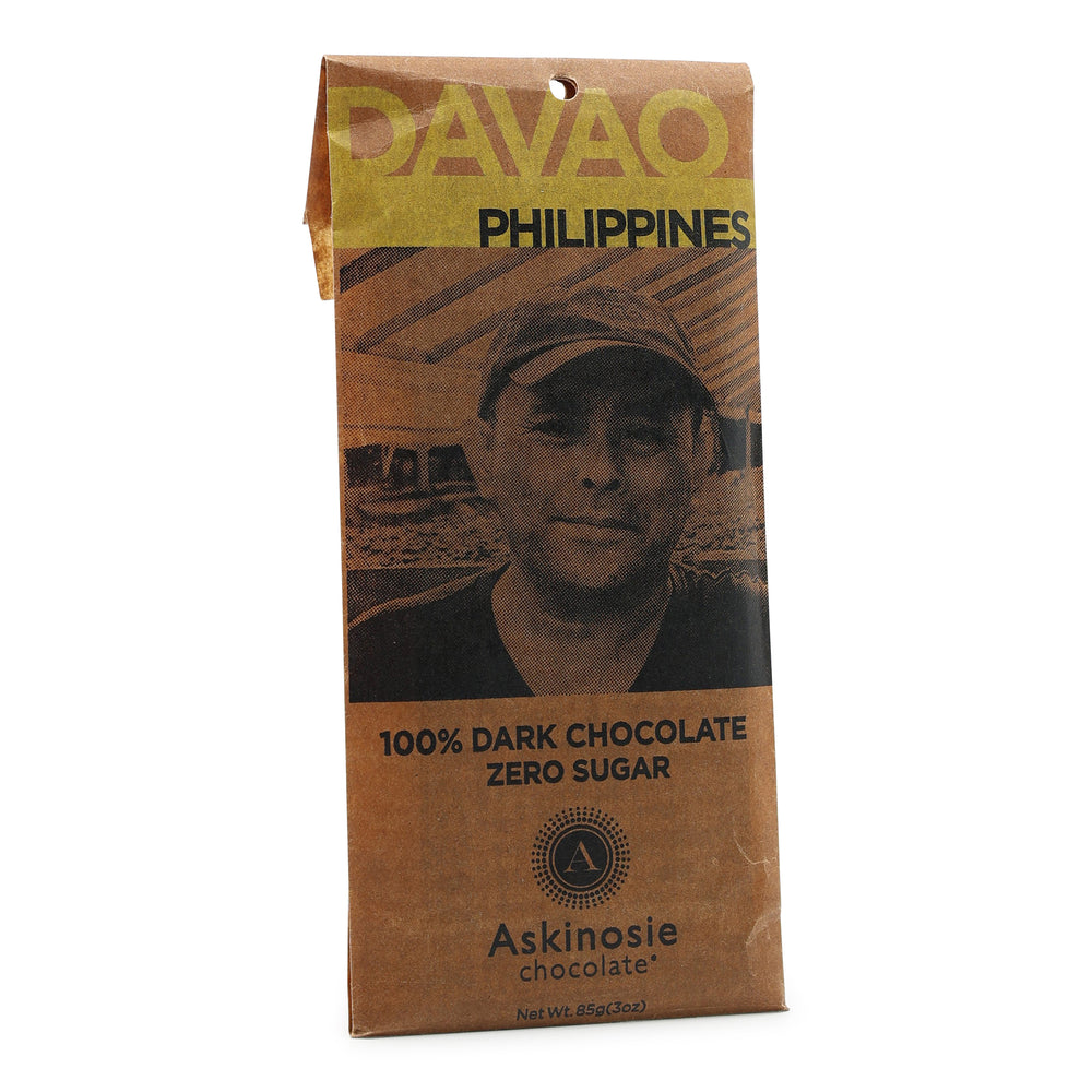 Askinosie Davao 100% Dark Chocolate