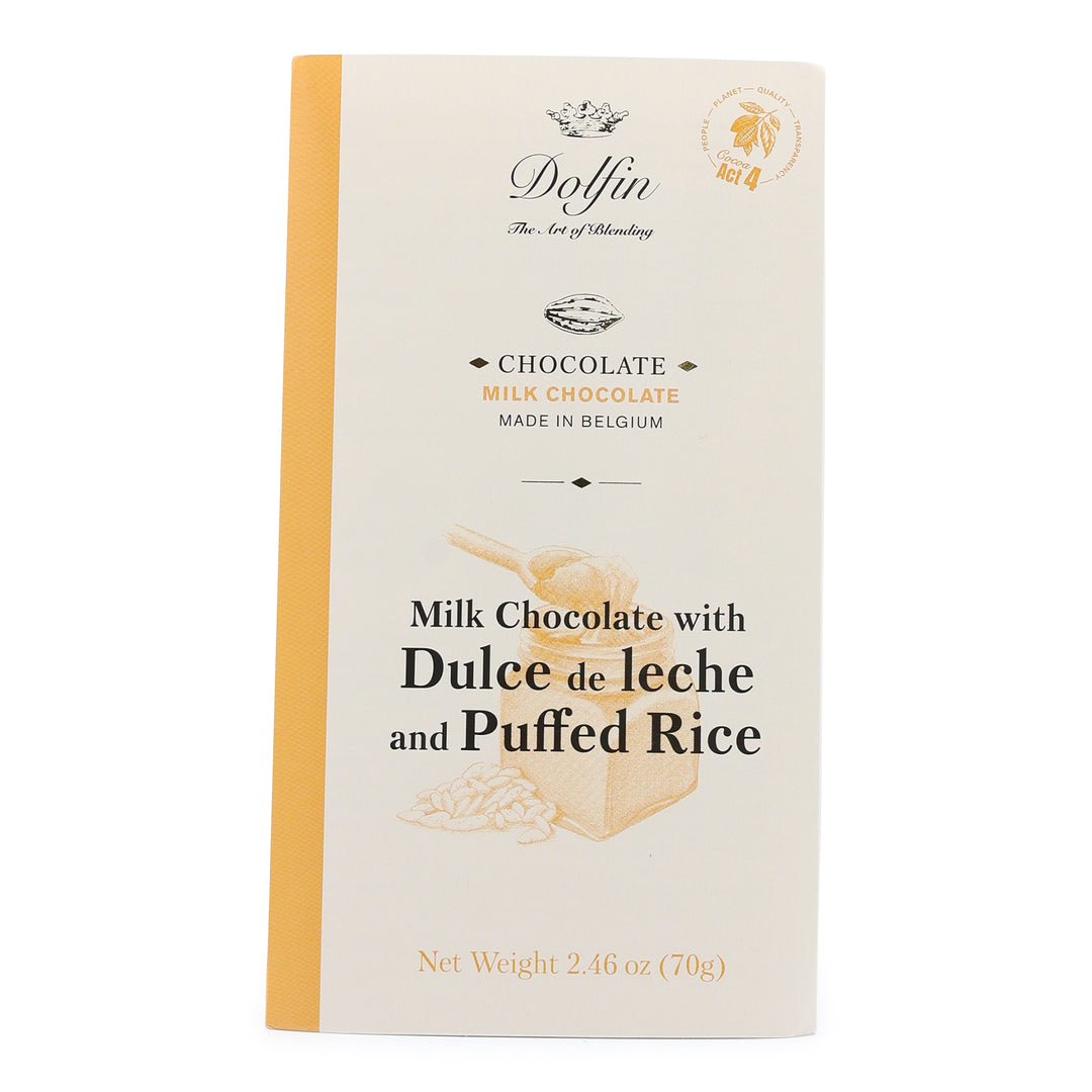 Dolfin Milk Chocolate with Puffed Rice