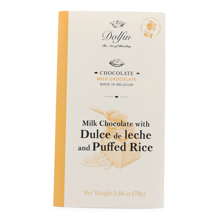 Dolfin Milk Chocolate with Puffed Rice