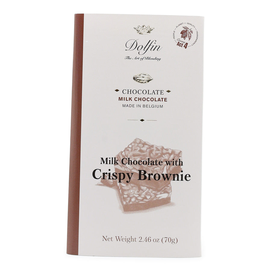 Dolfin Milk Chocolate with Crispy Brownie