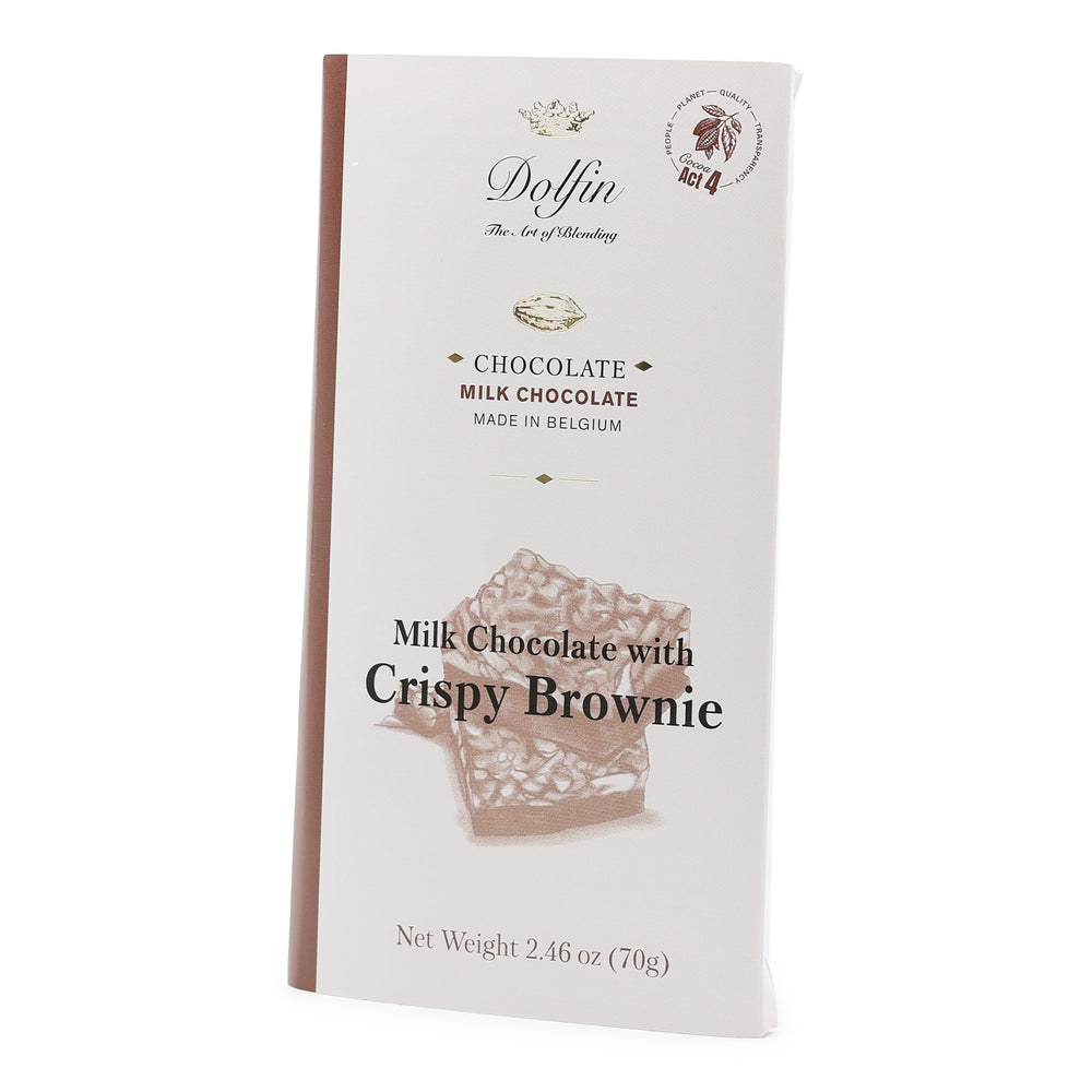 Dolfin Milk Chocolate with Crispy Brownie