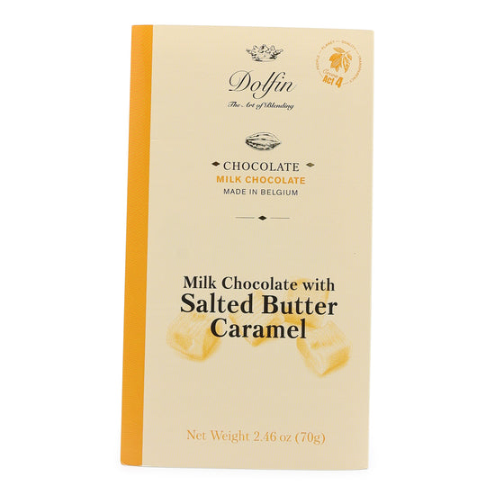 Dolfin Milk Chocolate with Salted Butter Caramel