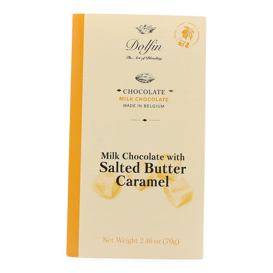 Dolfin Milk Chocolate with Salted Butter Caramel