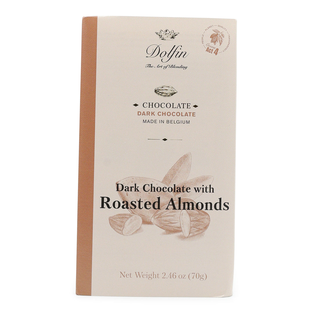 Dolfin 52% Dark Chocolate with Roasted Almonds