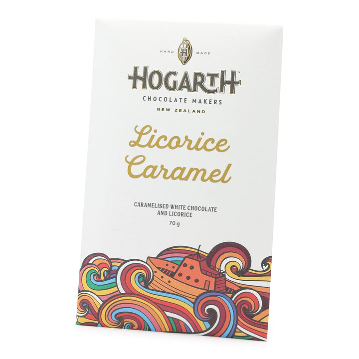 Hogarth Chocolate White Chocolate with Licorice Caramel