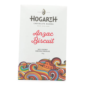 Hogarth Chocolate Dark Chocolate with Anzac Biscuits