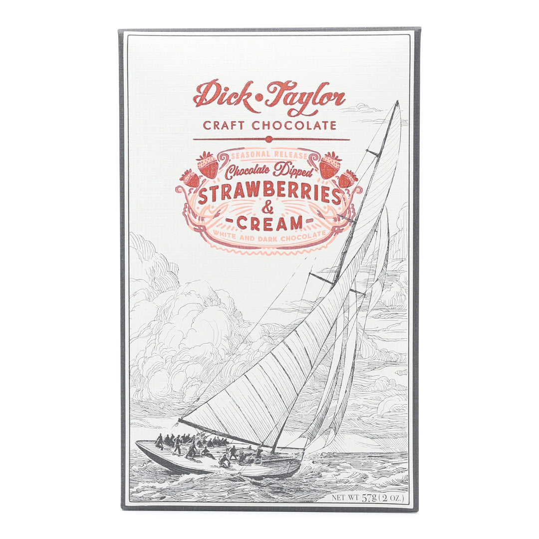 Dick Taylor Strawberries and Cream Dark and White Chocolate