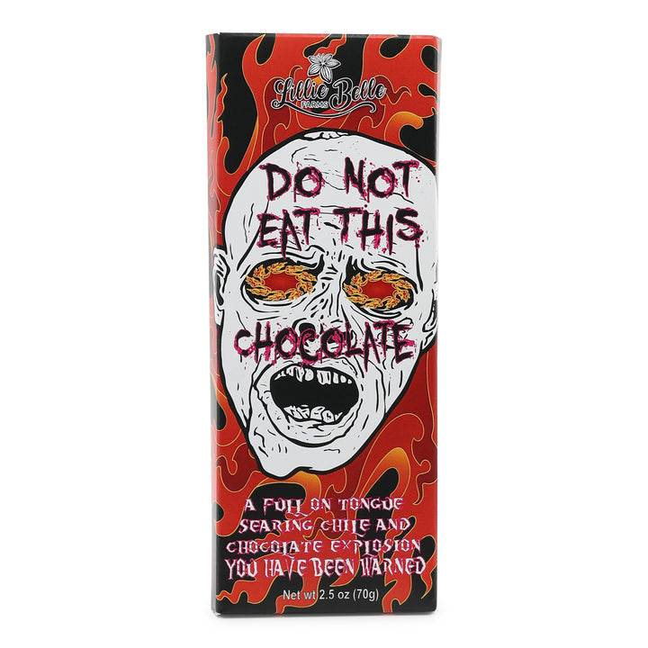 Lillie Belle Do Not Eat This Dark Chocolate with Chiles