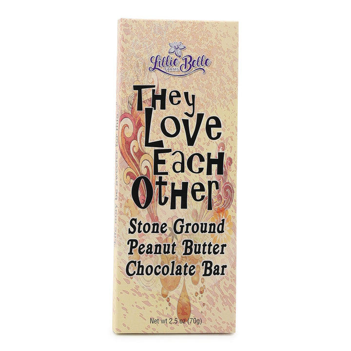 Lillie Belle They Love Each Other Stone Ground Peanut Butter Dark Chocolate