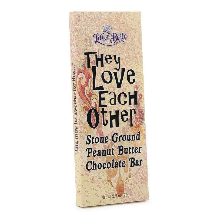 Lillie Belle They Love Each Other Stone Ground Peanut Butter Dark Chocolate