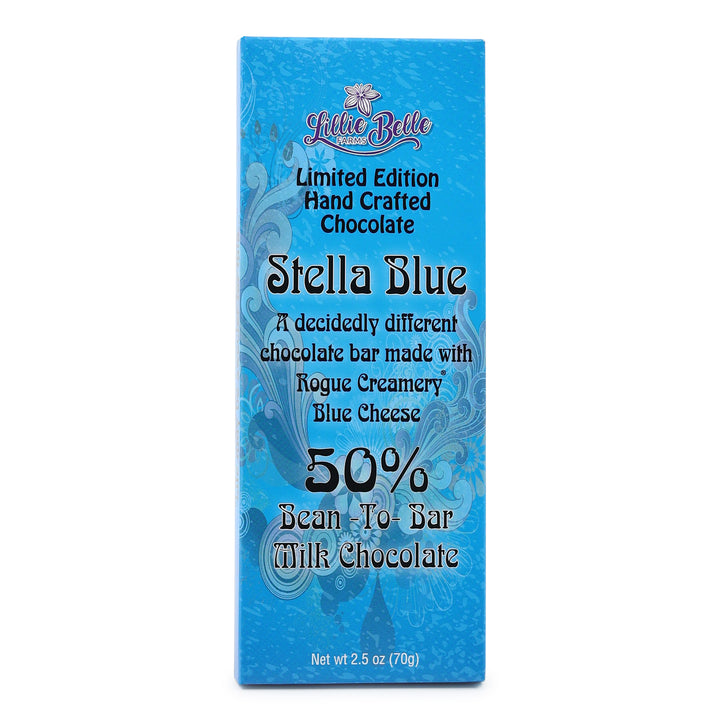 Lillie Belle Stella Blue 50% Milk Chocolate with Blue Cheese