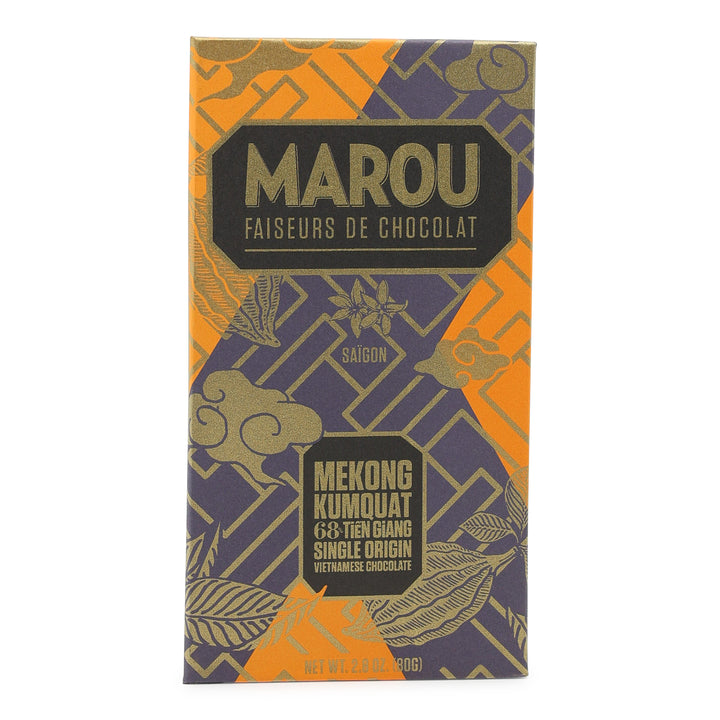 Marou 68%  Tien Giang Dark Chocolate with Mekong Kumquat