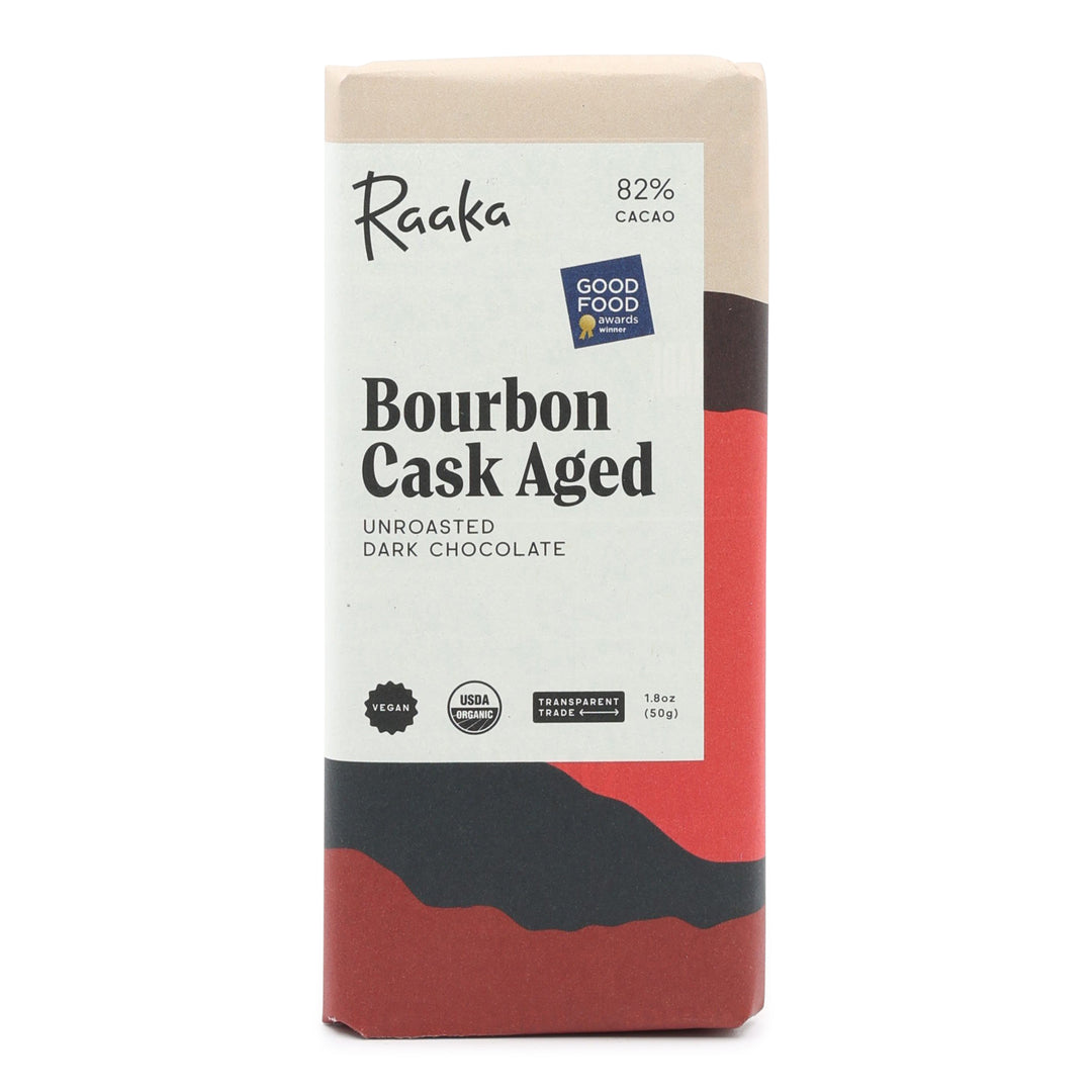 Raaka Bourbon Cask Aged Dark Chocolate