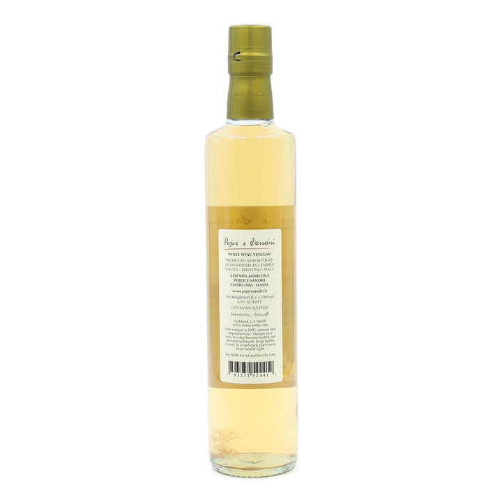 Pojer e Sandri White Wine Vinegar from Italy