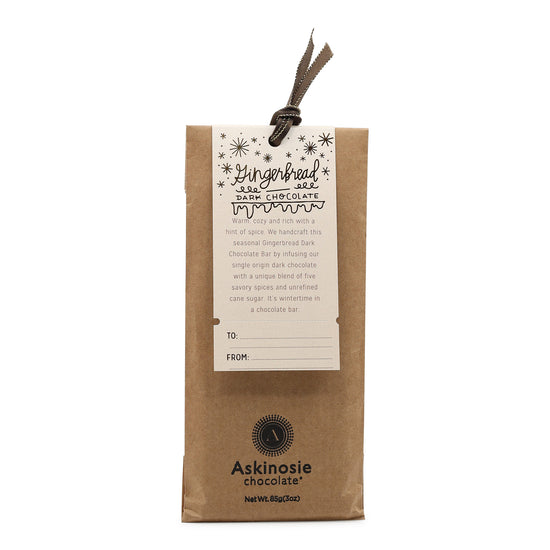 Askinosie Gingerbread Dark Chocolate