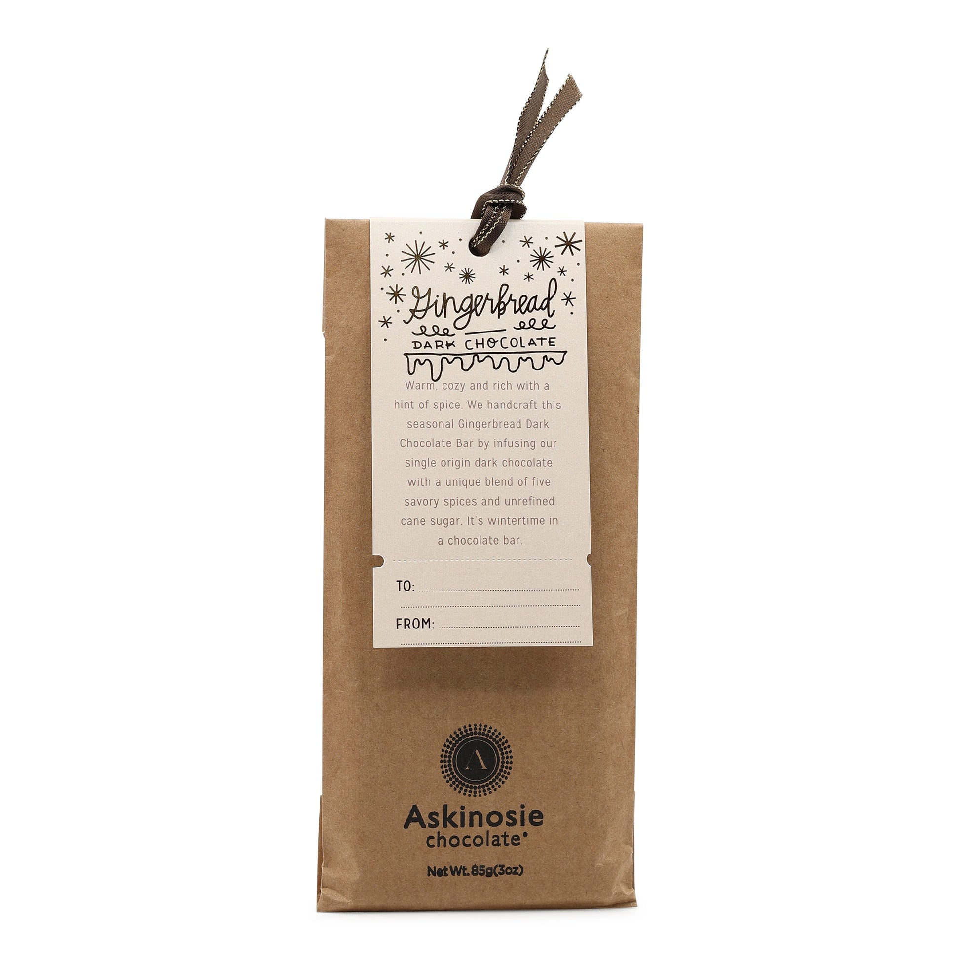 Askinosie Gingerbread Dark Chocolate