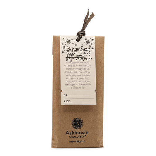 Askinosie Gingerbread Dark Chocolate