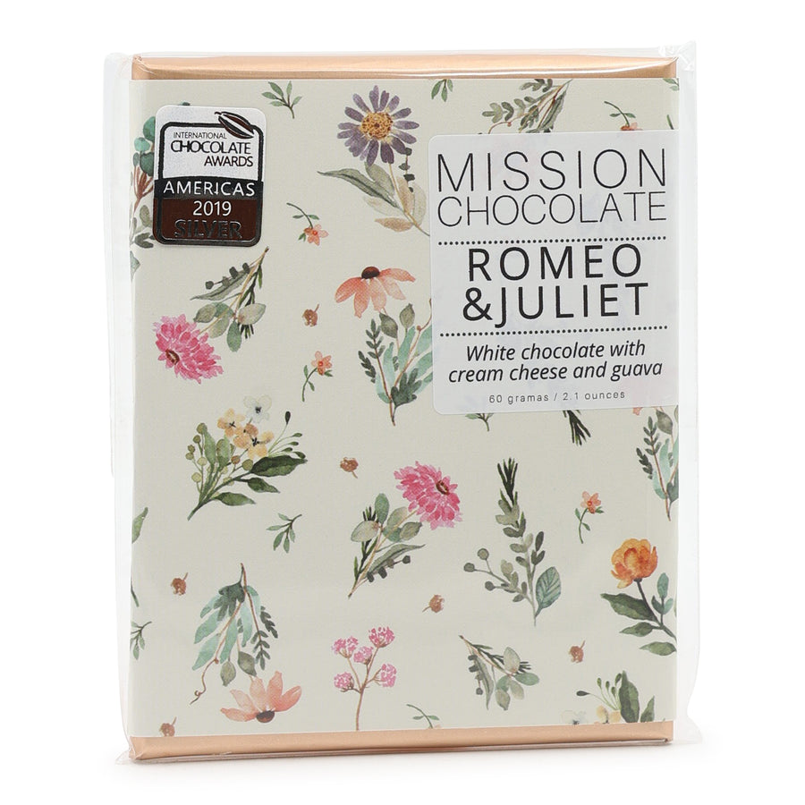 Mission Chocolate Romeo and Juliet White Chocolate with Guava