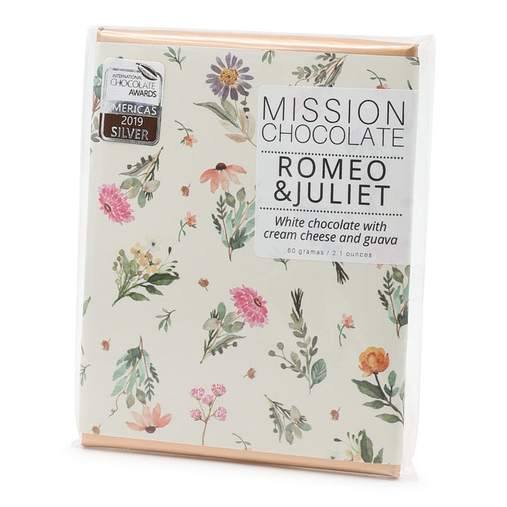 Mission Chocolate Romeo and Juliet White Chocolate with Guava