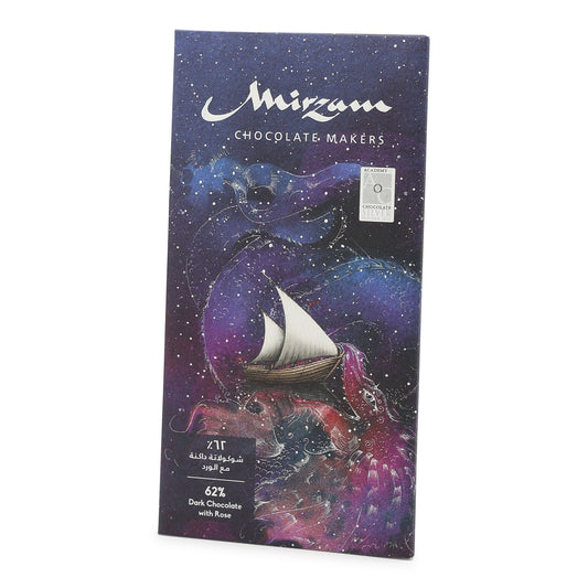 Mirzam 62% Dark Chocolate with Rose