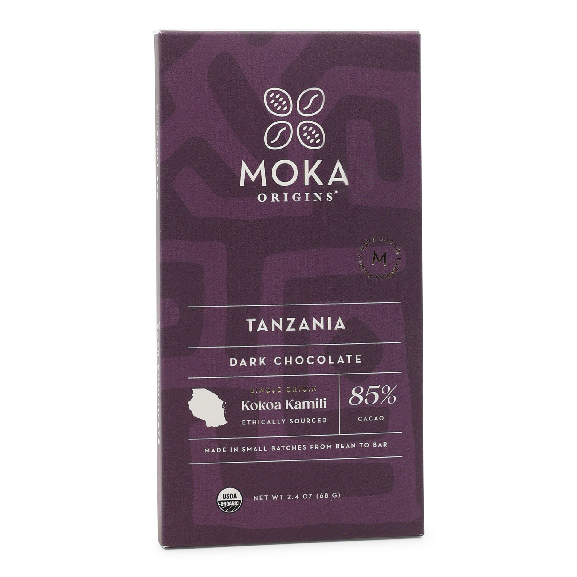 Moka Origins Tanzania 85% Dark Chocolate