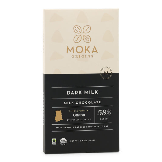 Moka Origins 58% Dark Milk Chocolate