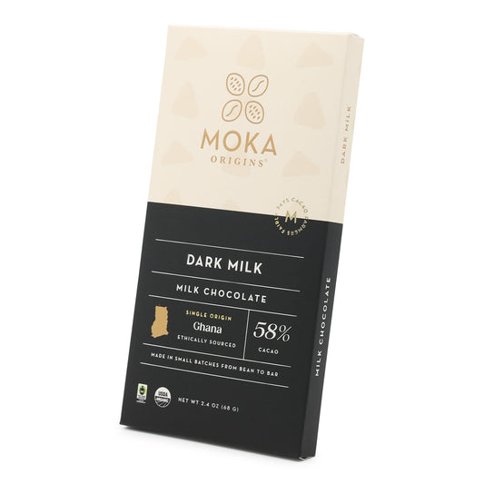 Moka Origins 58% Dark Milk Chocolate