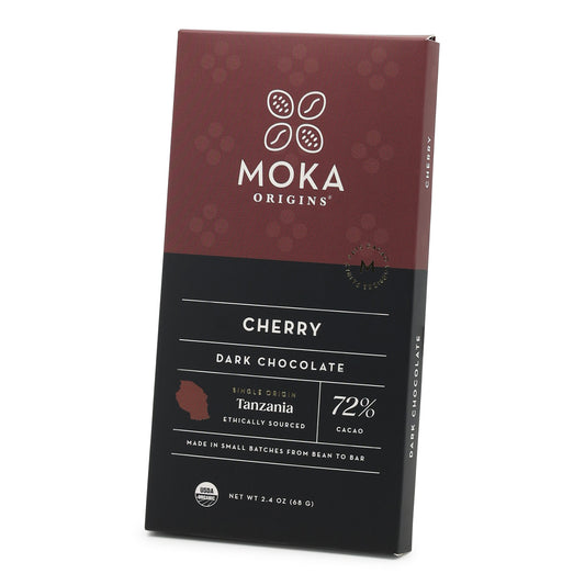 Moka Origins 72% Dark Chocolate with Cherry