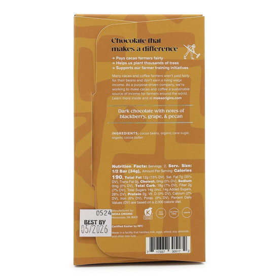 Moka Origins Mexico 60% Dark Chocolate