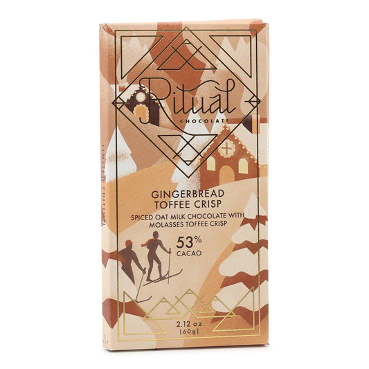 Ritual 53% Oat Milk Chocolate with Gingerbread Toffee Crisp