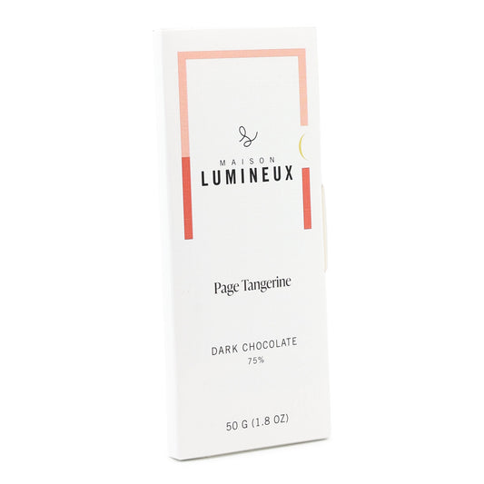 Maison Lumineux 75% Dark Chocolate with Page Tangerines