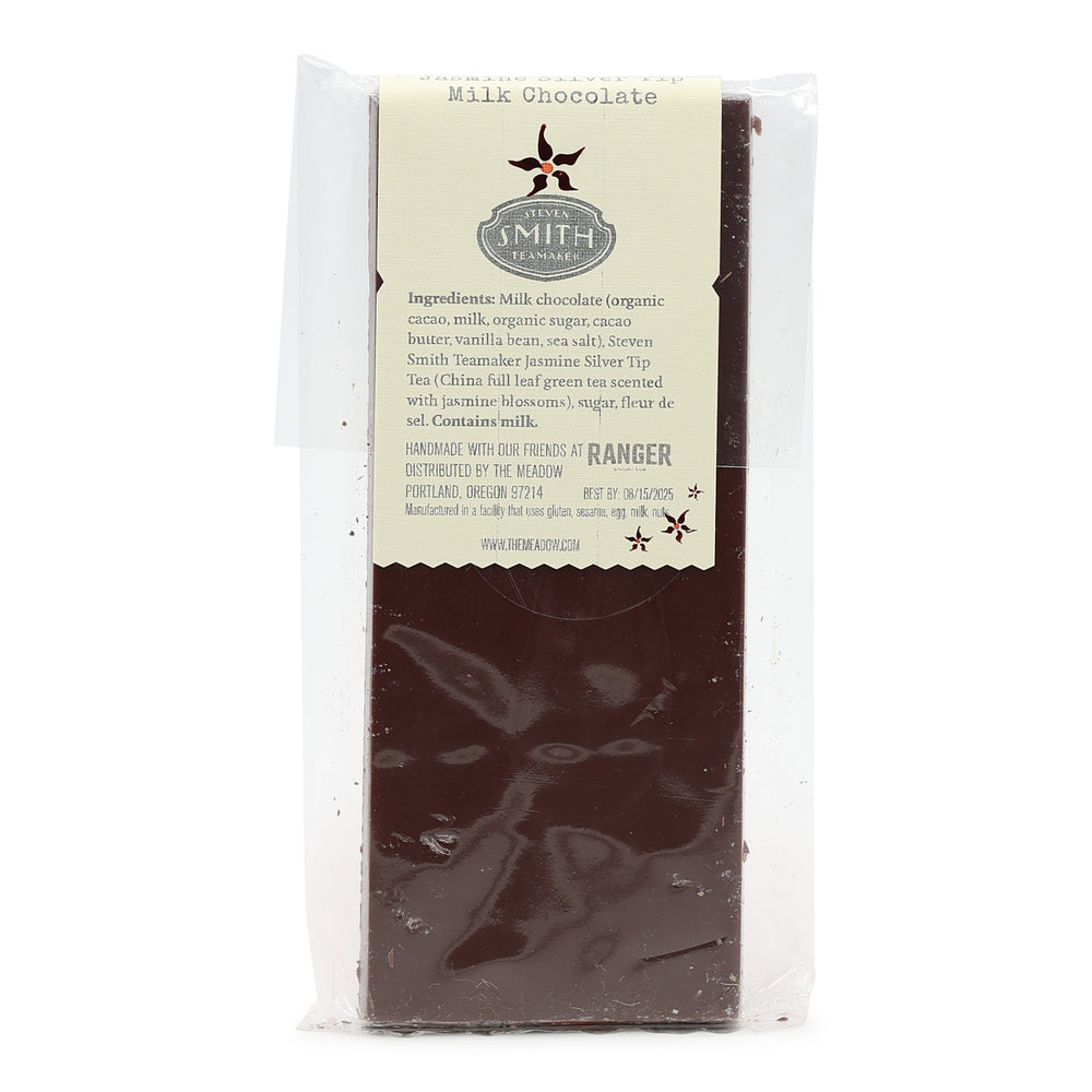 The Meadow Milk Chocolate with Silver Tip Jasmine Tea back