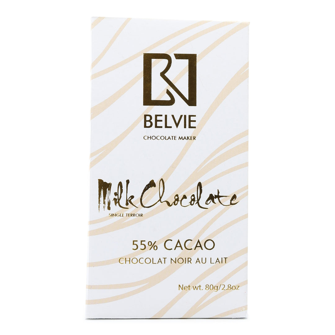 Belvie Au Lait 55% Milk Chocolate Bar