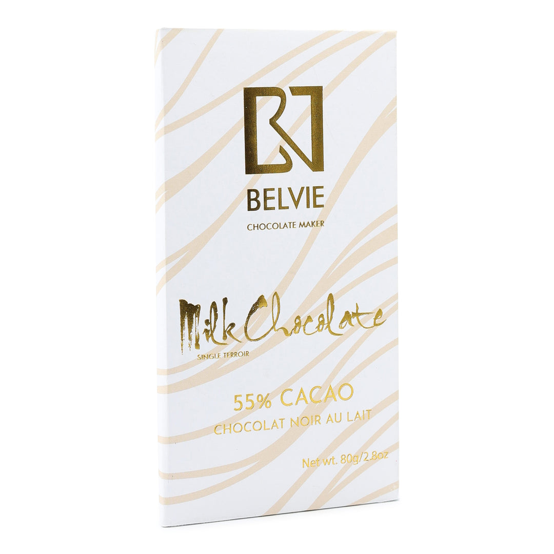 Belvie Au Lait 55% Milk Chocolate Bar