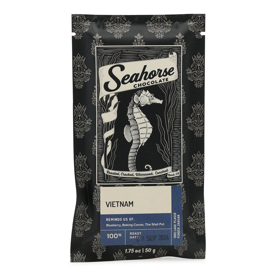 Seahorse Vietnam Ben Tre 100% Dark Chocolate