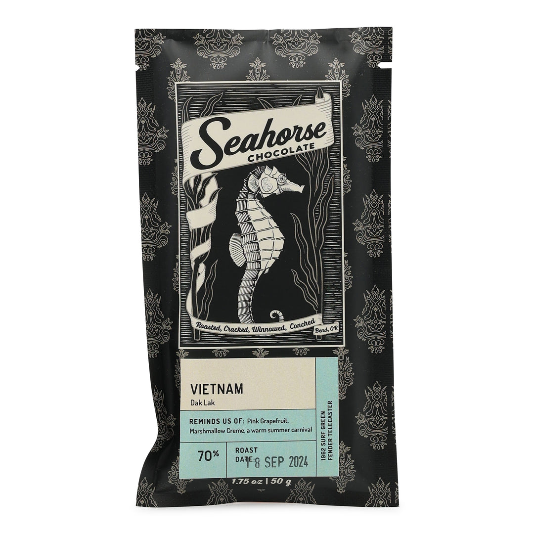 Seahorse Dak Lak Vietnam 70% Dark Chocolate