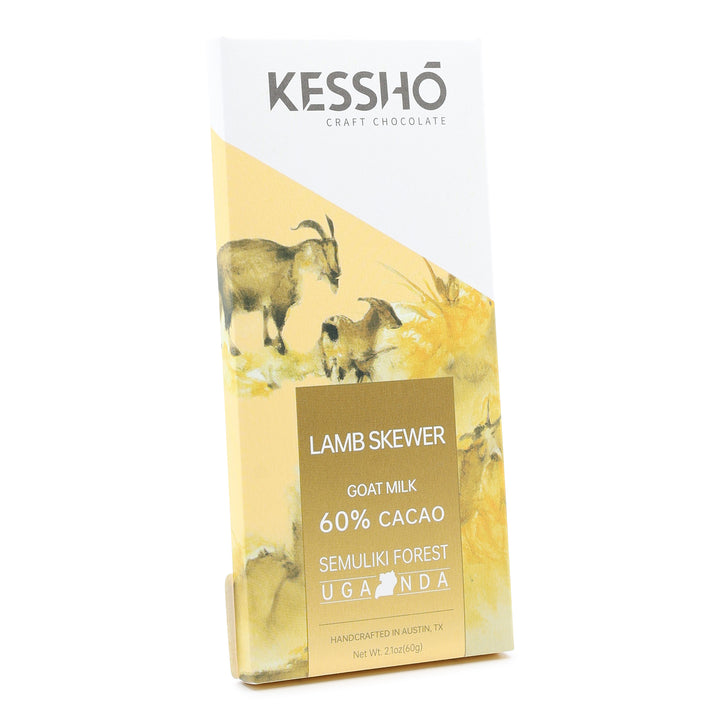 Kesshō Lamb Skewer 60% Dark Goat Milk Chocolate