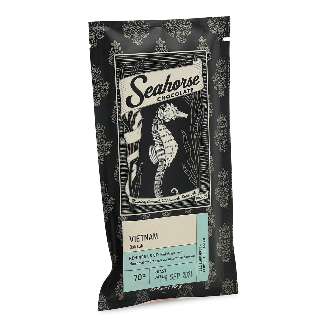 Seahorse Dak Lak Vietnam 70% Dark Chocolate