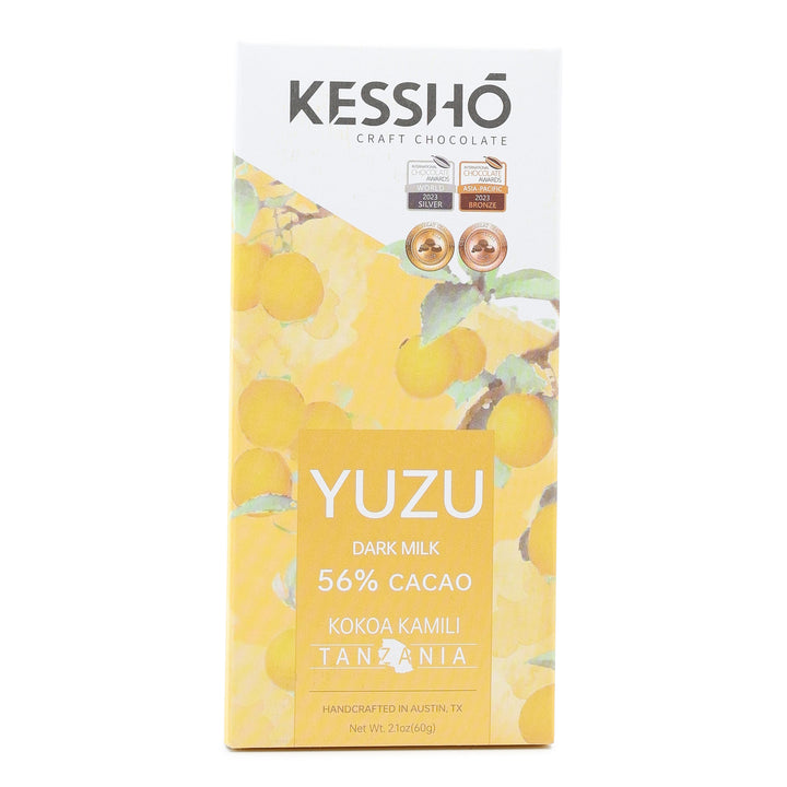 Kesshō 56% Dark Milk Chocolate with Yuzu