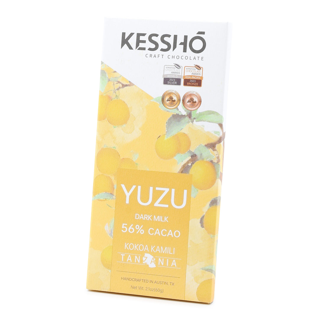 Kesshō 56% Dark Milk Chocolate with Yuzu