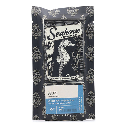 Seahorse Chocolate Belize 75% Dark Chocolate